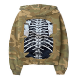 SKELETON BACK HOODIE