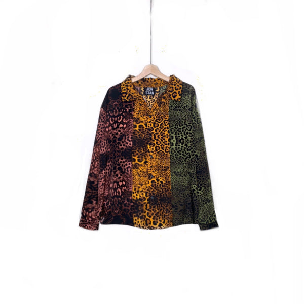 Silk Leopard print shirt