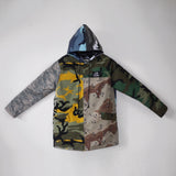 Jon Stan mix camouflage Parka Jacket 50/50 made